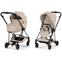 Cybex Mios Style Collection Cozy Beige chassis Matt Black 5.0 stroller 2 in 1