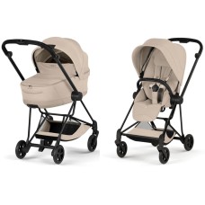Cybex Mios Style Collection Cozy Beige шасі Matt Black 5.0 коляска 2 в 1