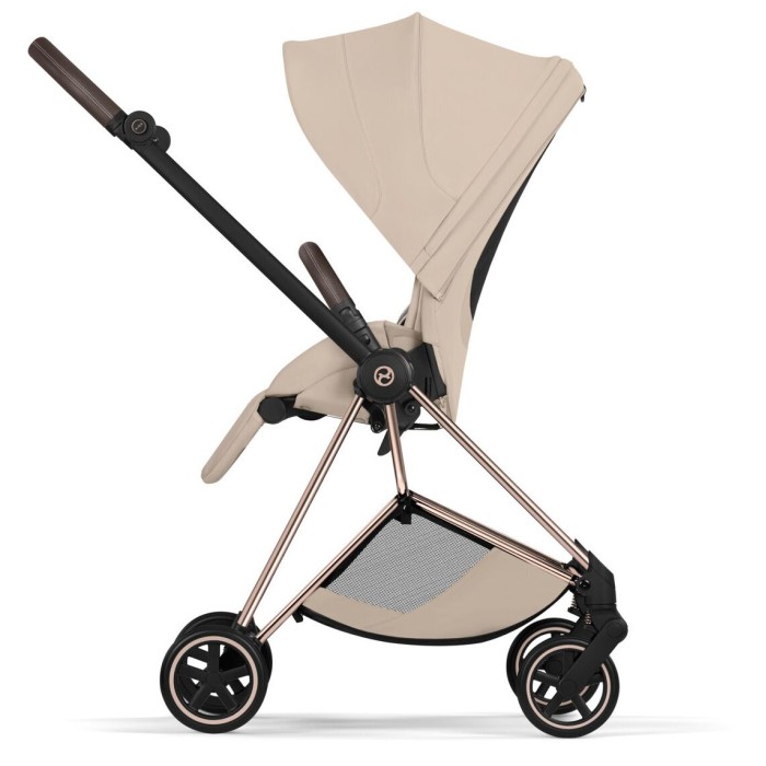Cybex Mios Style Collection Cozy Beige шасі Rosegold 5.0 коляска 2 в 1