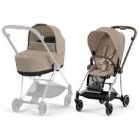 Cybex Mios Cozy Beige шасі Chrome Brown 4.0 коляска 2 в 1