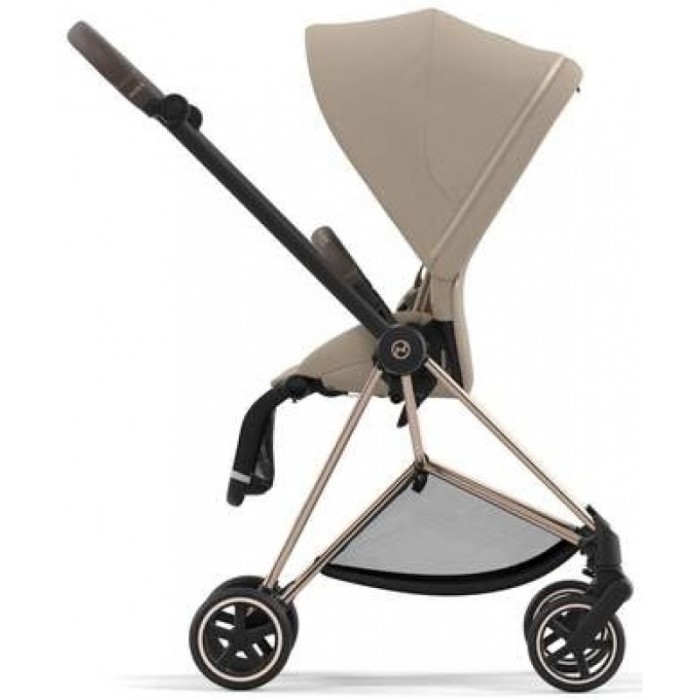 Прогулянкова коляска Cybex Mios Cozy Beige шасі Rosegold 4.0