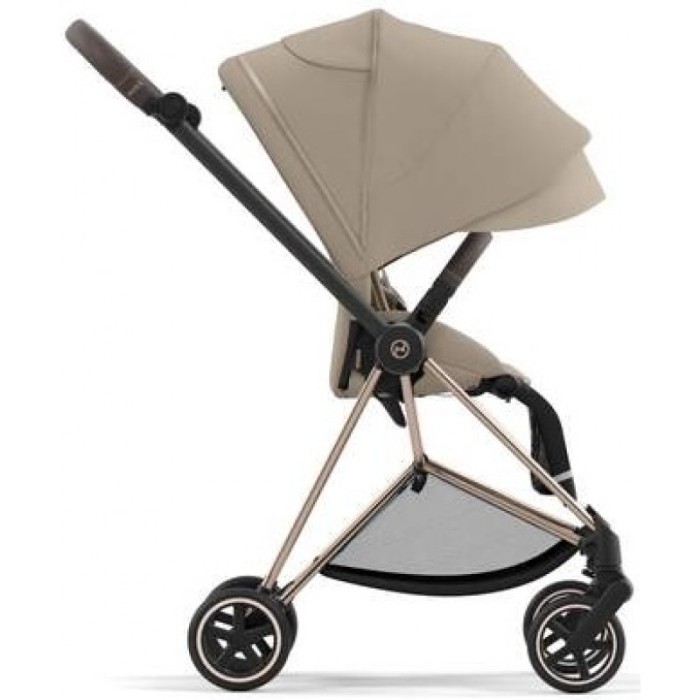 Прогулянкова коляска Cybex Mios Cozy Beige шасі Rosegold 4.0
