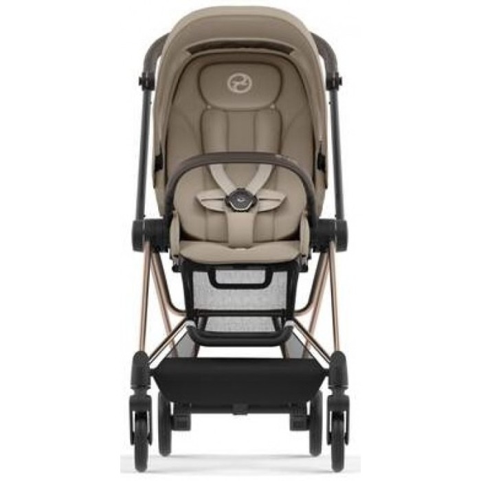 Прогулянкова коляска Cybex Mios Cozy Beige шасі Rosegold 4.0