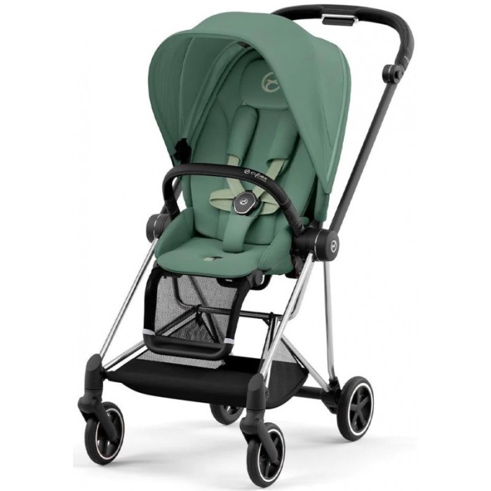 Прогулянкова коляска Cybex Mios Leaf Green шасі Chrome Black 4.0