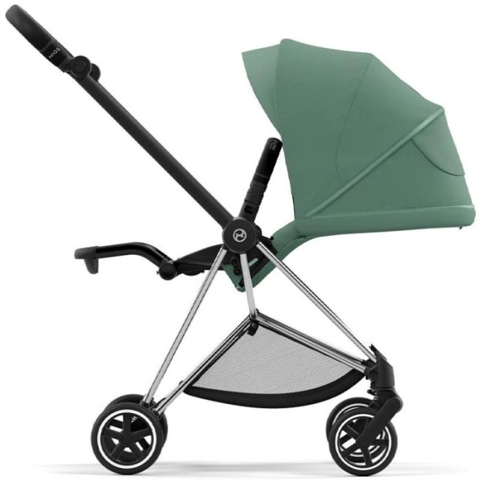 Прогулянкова коляска Cybex Mios Leaf Green шасі Chrome Black 4.0