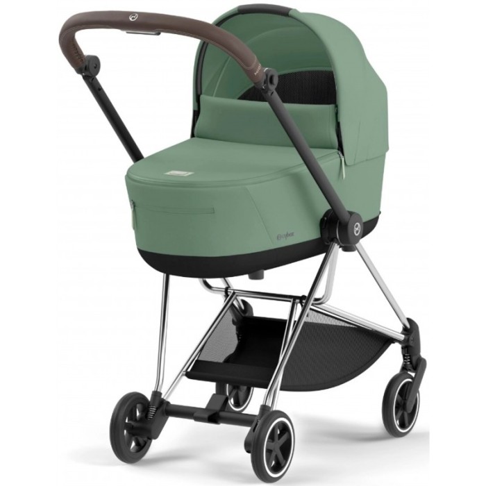 Cybex Mios Leaf Green шасі Chrome Brown 4.0 коляска 2 в 1