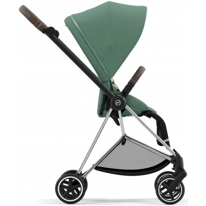 Прогулянкова коляска Cybex Mios Leaf Green шасі Chrome Brown 4.0