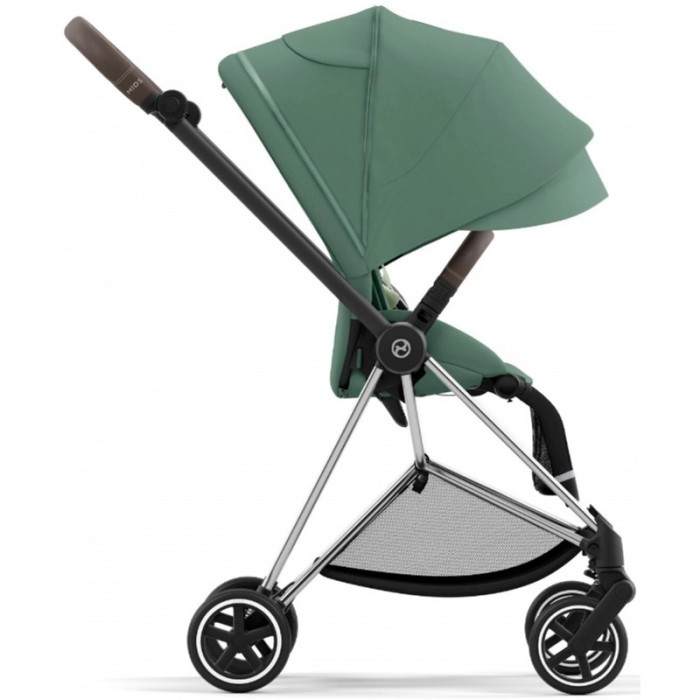Прогулянкова коляска Cybex Mios Leaf Green шасі Chrome Brown 4.0
