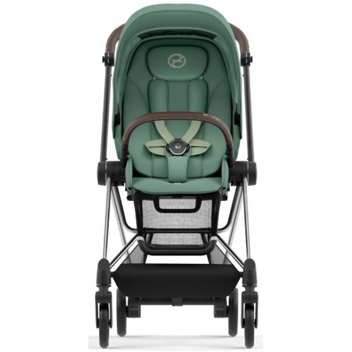 Прогулянкова коляска Cybex Mios Leaf Green шасі Chrome Brown 4.0