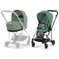 Cybex Mios Leaf Green chassis Matt Black 4.0 stroller 2 in 1