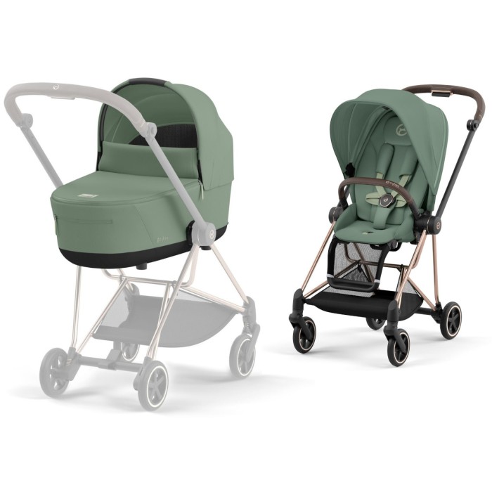 Cybex Mios 4.0 коляска 2 в 1 Leaf Green шасі Rose Gold
