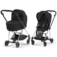 Cybex Mios Sepia Black шасі Chrome Black 4.0 коляска 2 в 1
