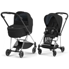 Cybex Mios Sepia Black шасі Chrome Black 4.0 коляска 2 в 1