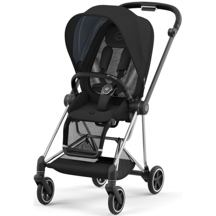 Прогулянкова коляска Cybex Mios Sepia Black шасі Chrome Black 4.0