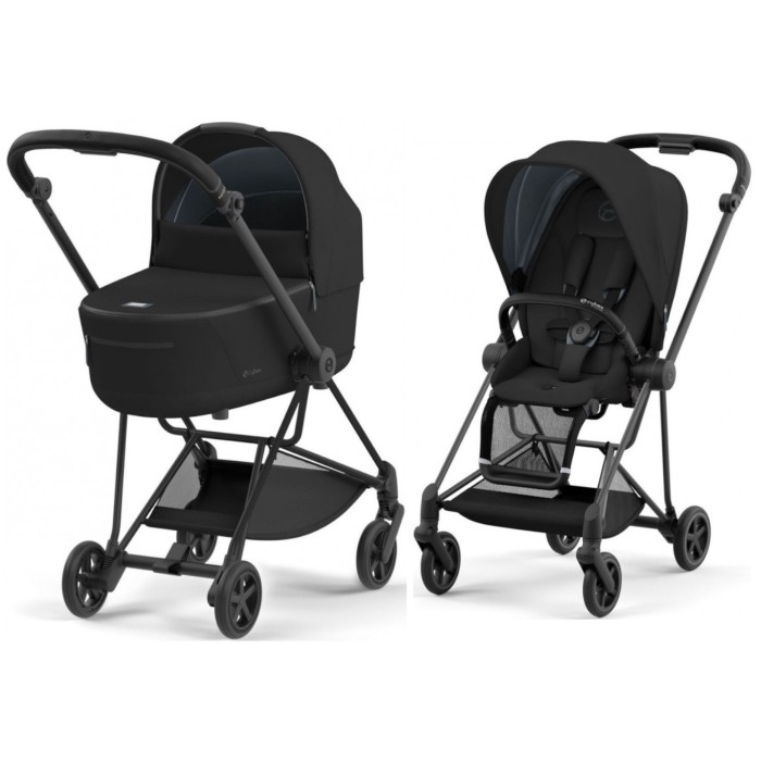 Cybex Mios Sepia Black шасі Matt Black 4.0 коляска 2 в 1