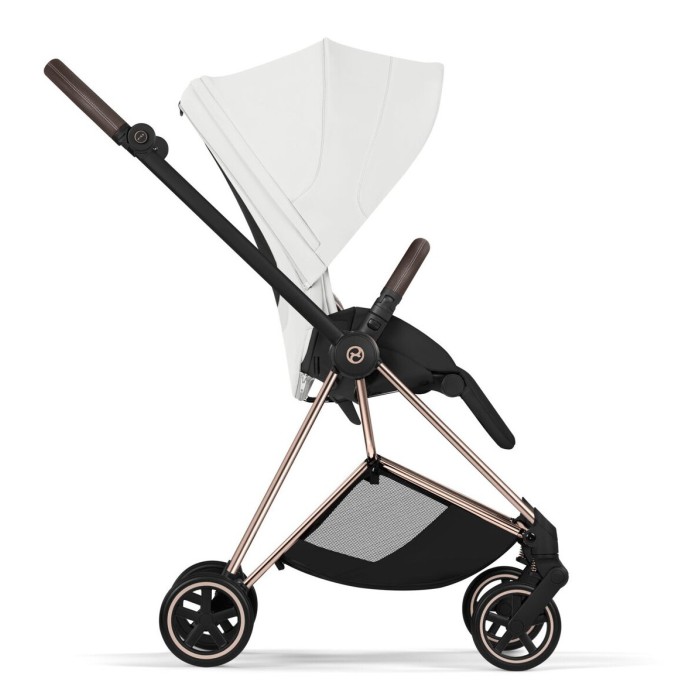 Cybex Mios Style Collection Off White шасі Rosegold 5.0 коляска 2 в 1