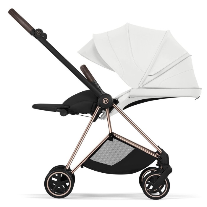 Cybex Mios Style Collection Off White шасі Rosegold 5.0 коляска 2 в 1