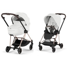 Cybex Mios Style Collection Off White шасі Rosegold 5.0 коляска 2 в 1