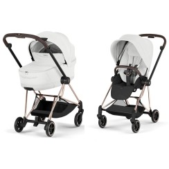 Cybex Mios Style Collection Off White шасі Rosegold 5.0 коляска 2 в 1