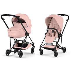 Cybex Mios Style Collection Peach Pink шасі Matt Black 5.0 коляска 2 в 1
