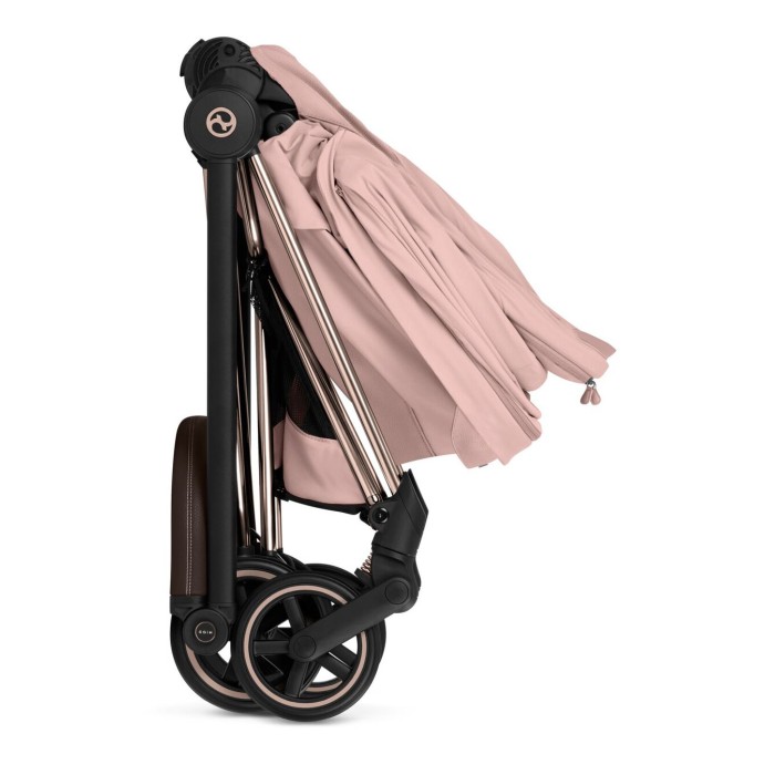 Cybex Mios Style Collection Peach Pink шасі Matt Black 5.0 коляска 2 в 1