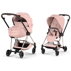 Cybex Mios Style Collection Peach Pink шасі Rosegold 5.0 коляска 2 в 1