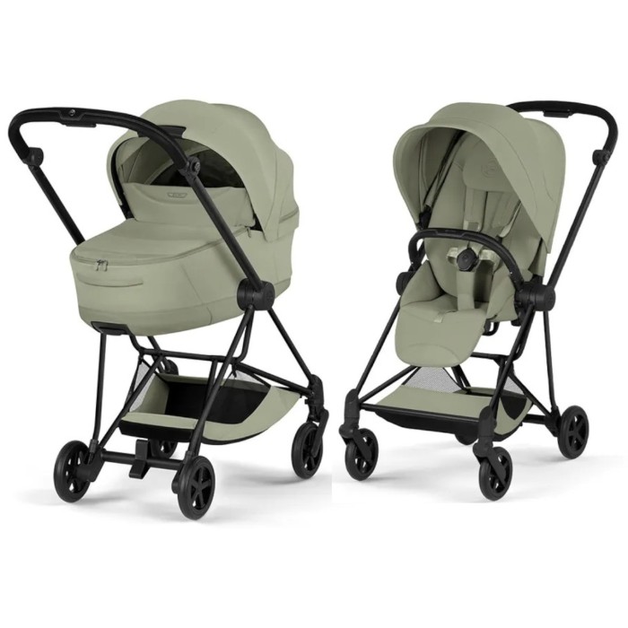 Cybex Mios Style Collection Sage Green шасі Matt Black 5.0 коляска 2 в 1