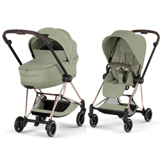 Cybex Mios Style Collection Sage Green шасі Rosegold 5.0 коляска 2 в 1