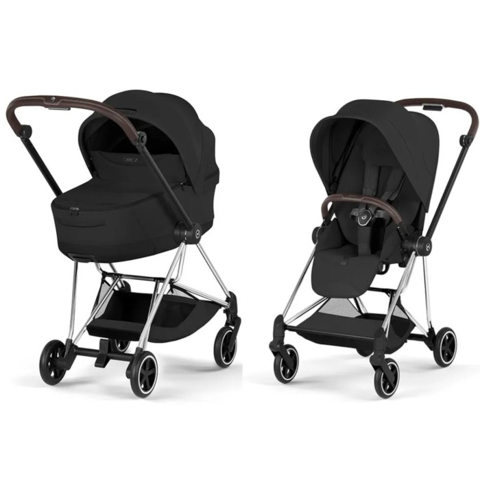 Cybex Mios Style Collection Sepia Black шасі Chrome 5.0 коляска 2 в 1