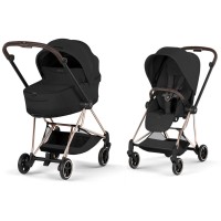 Cybex Mios Style Collection Sepia Black шасі Rosegold 5.0 коляска 2 в 1