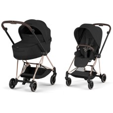 Cybex Mios Style Collection Sepia Black шасі Rosegold 5.0 коляска 2 в 1