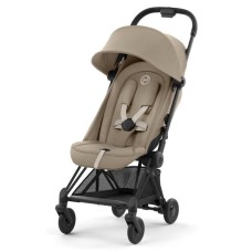 Коляска Coya Matt Black Cozy Beige