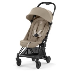 Коляска Coya Matt Black Cozy Beige