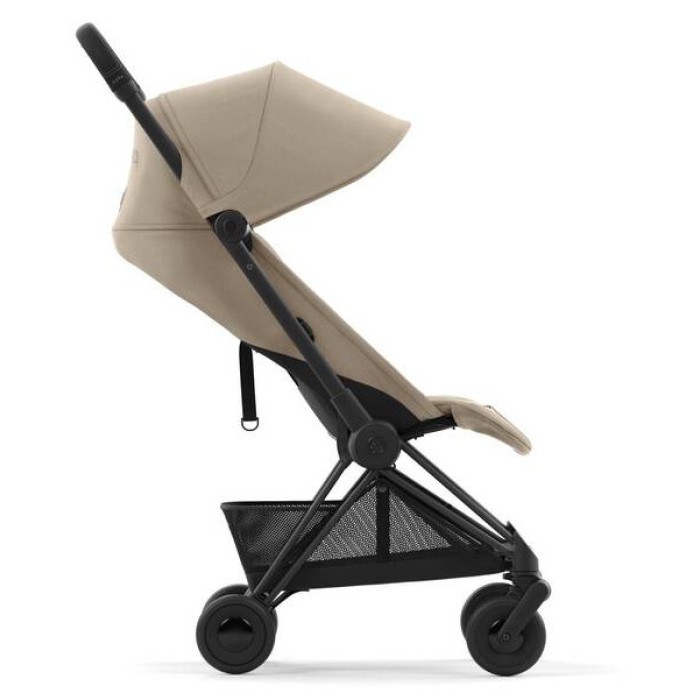 Коляска Coya Matt Black Cozy Beige