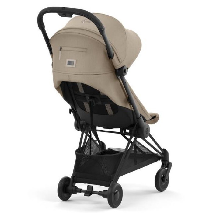 Коляска Coya Matt Black Cozy Beige