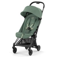 Stroller Coya Matt Black Leaf Green
