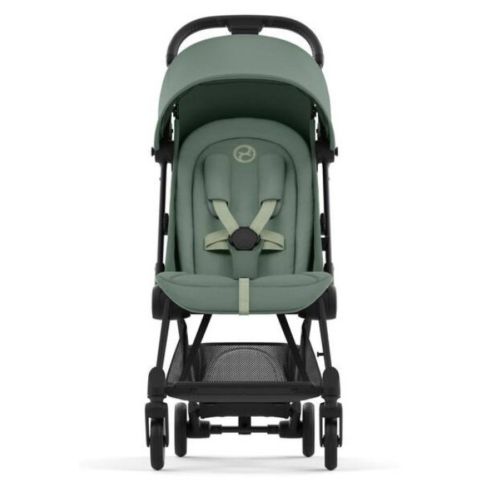 Stroller Coya Matt Black Leaf Green