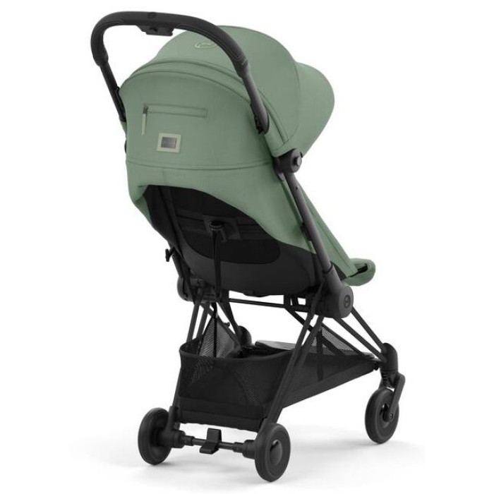 Stroller Coya Matt Black Leaf Green