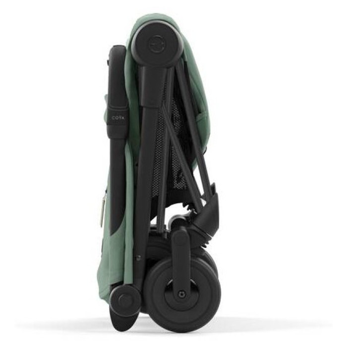 Stroller Coya Matt Black Leaf Green