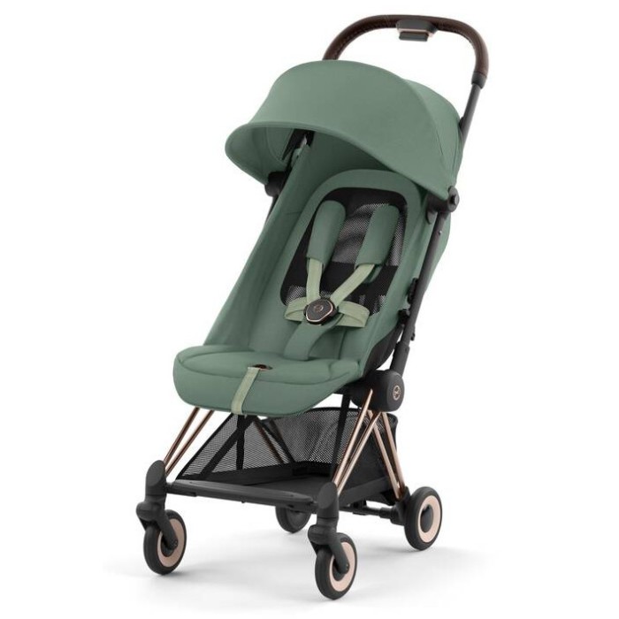 Stroller Coya Rosegold Leaf Green