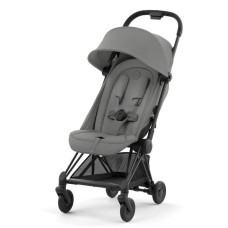 Коляска Coya Matt Black Mirage Grey