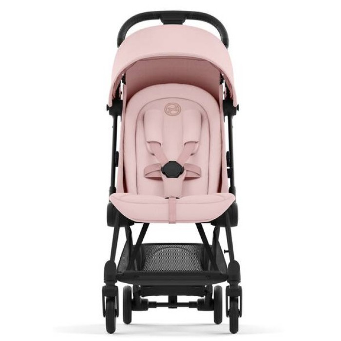 Stroller Coya Matt Black Peach Pink