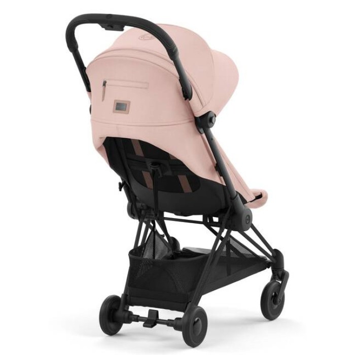 Stroller Coya Matt Black Peach Pink
