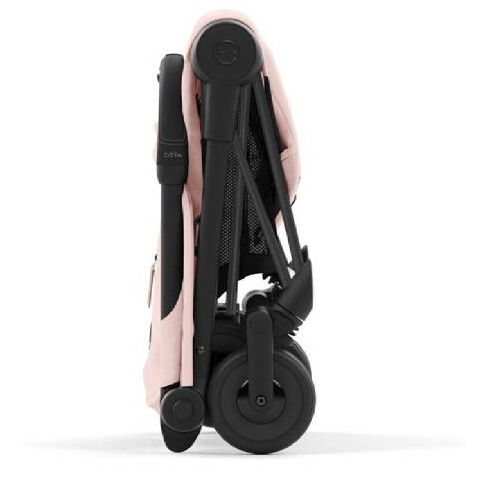 Stroller Coya Matt Black Peach Pink