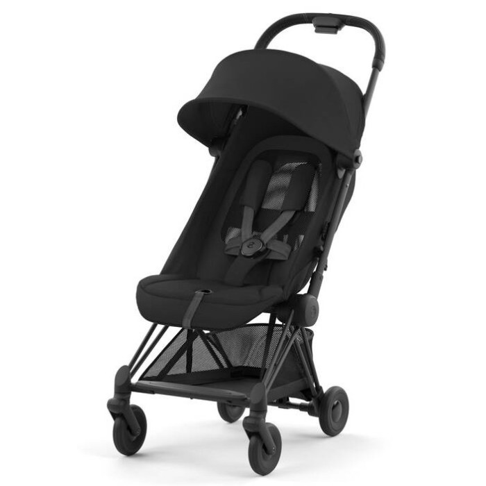 Коляска Coya Matt Black Sepia Black