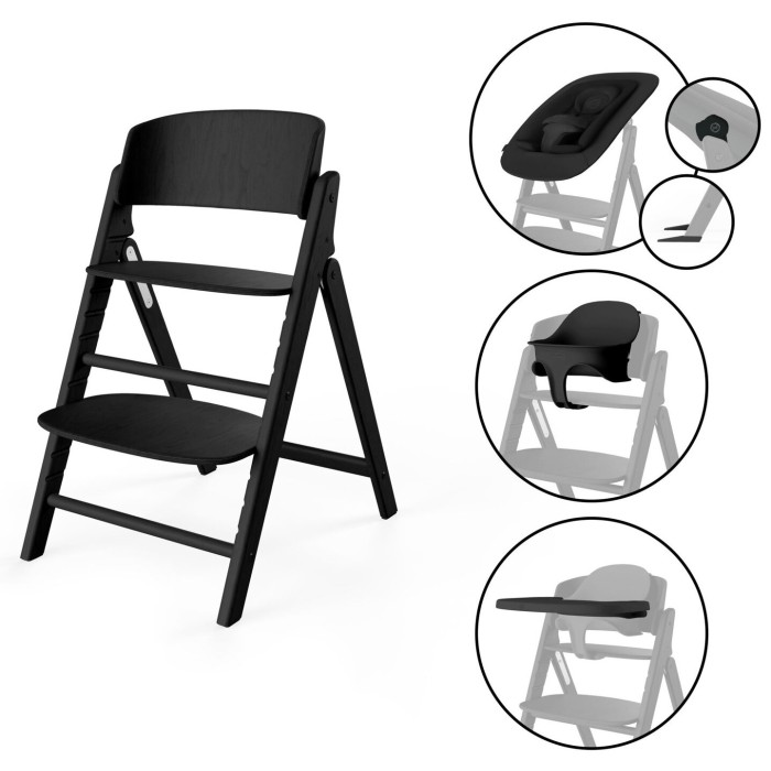 Стілець Click&Fold 4в1 Stunning Black