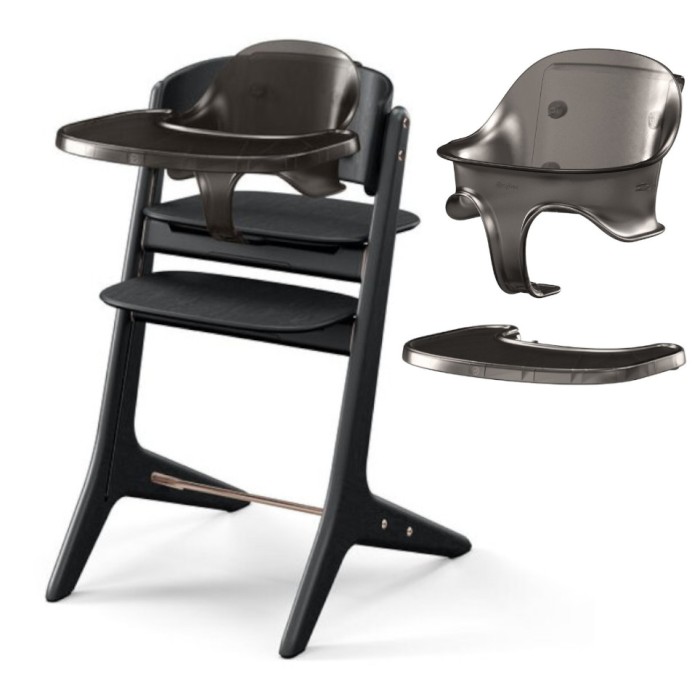 Lemo Platinum 3in1 Chair Black Wood
