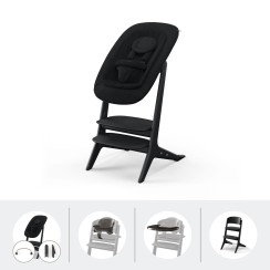 Стілець Lemo Platinum 4в1 Black Wood