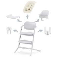 Стілець Lemo 4в1 All White