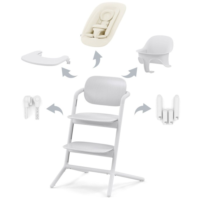 Стілець Lemo 4в1 All White
